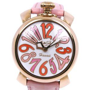 Gaga Milano .WH.KALA Manure 40 Watches pink/gold Stainless Stee